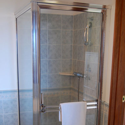 framed shower door