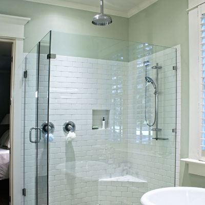 bathroom glass design