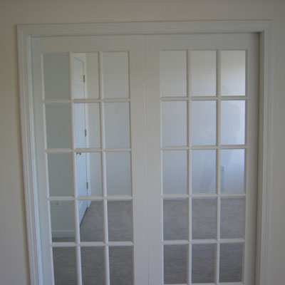 glass panes french door