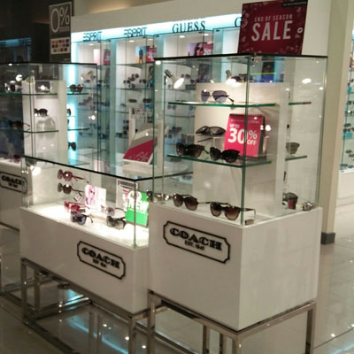 commercial retail display glass