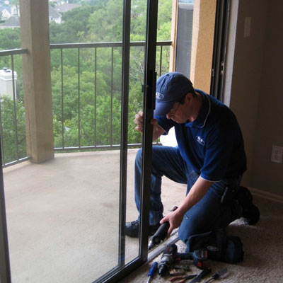 glass patio door installation