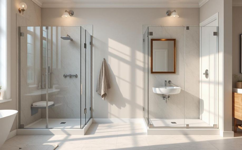 Frameless vs. Framed Shower Glass Doors
