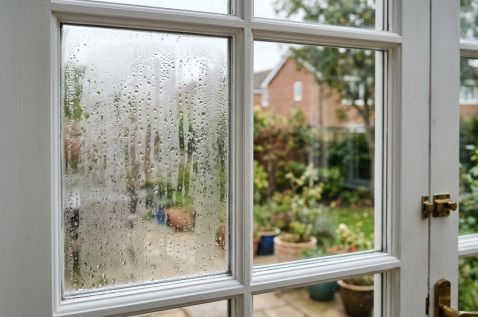 Moisture Between Glass Panes